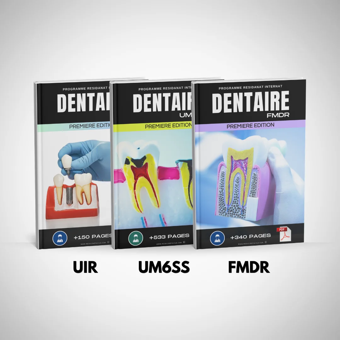 Dentaire UM6SS · FMDR · UIR — Internat & Résidanat