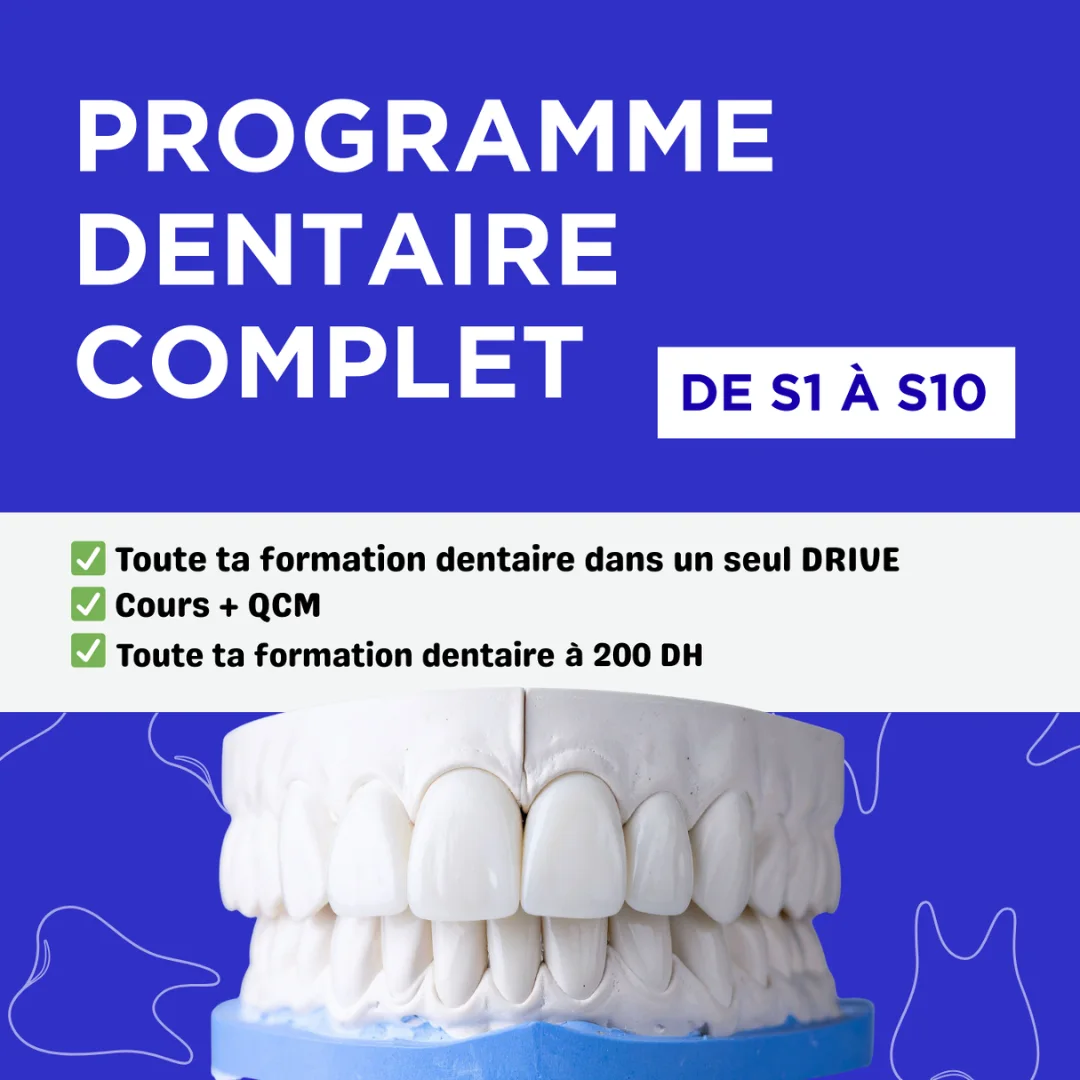 Pack Complet Dentaire — S1 à S10