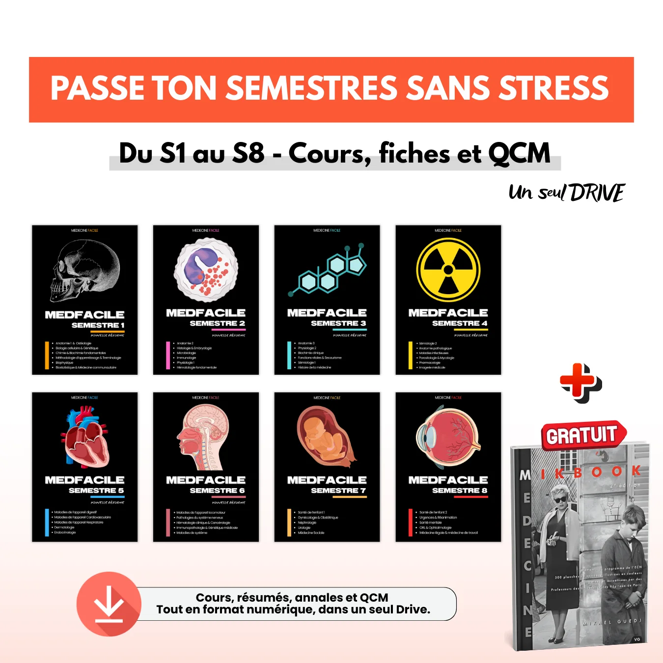 Pack Complet Médecine — S1 à S10