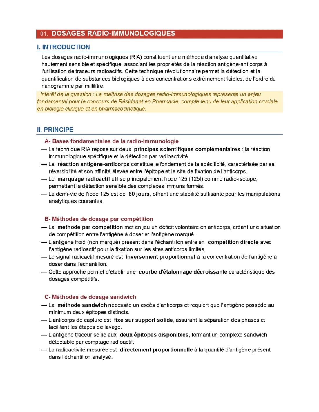 Pharmacie FMPR — Internat & Résidanat — page 1