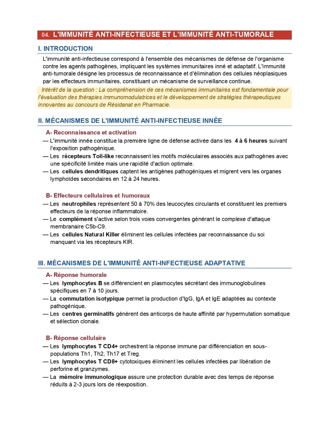 Pharmacie FMPR — Internat & Résidanat — page 8